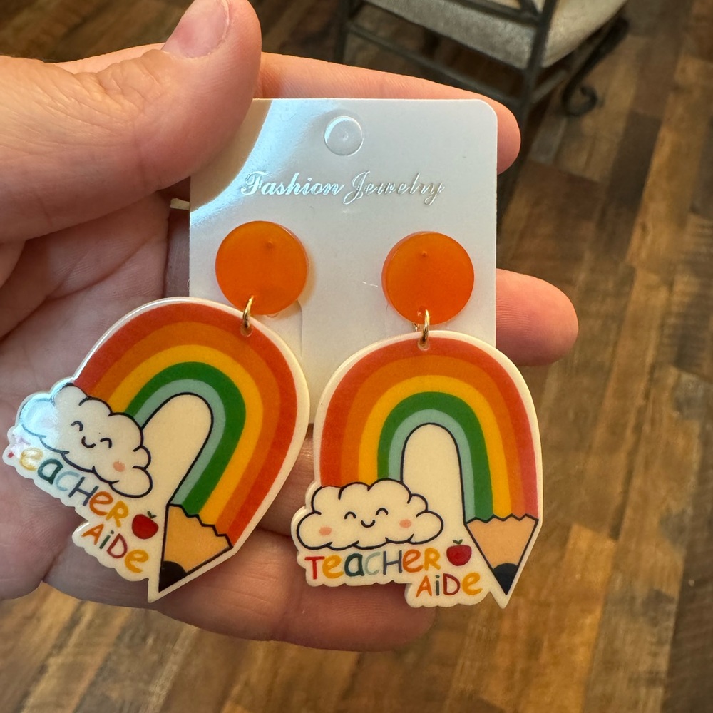 Stylish teacher earrings
